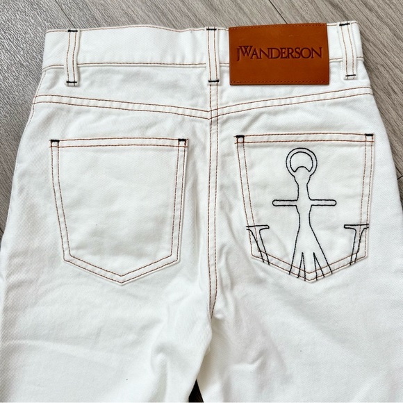 JW Anderson Slim Flare Trouser in Off White NWT - Picture 13 of 13